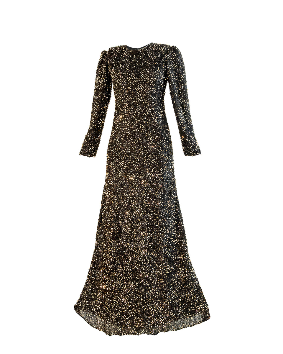 ALERSUNDI GOLDEN DISCO BALL DRESS Alersundi