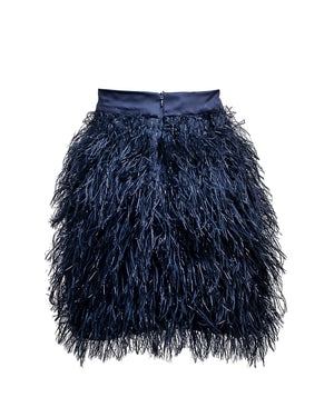 Faux Feather Skirt