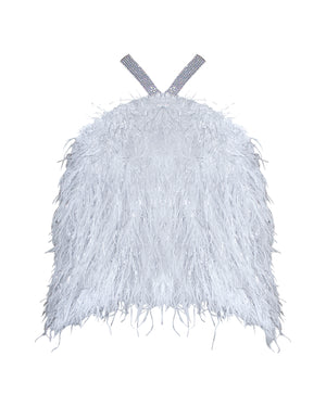 Faux Feather Top