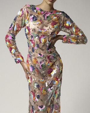 Rainbow Flower Dress ( PreOrder 20 Dic)