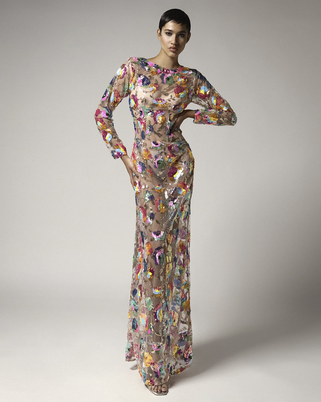 Rainbow Flower Dress
