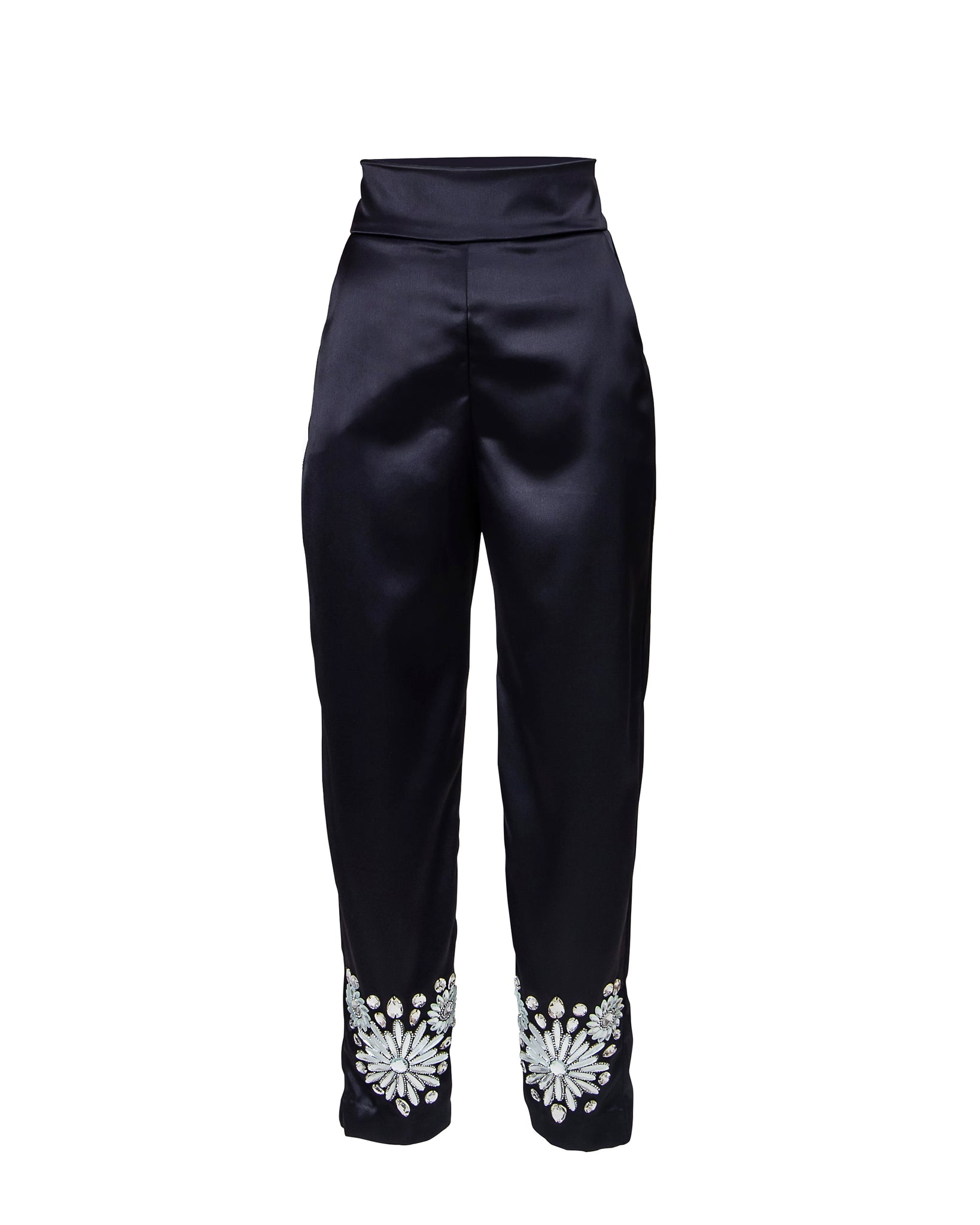 CRYSTAL FLOWER PANTS