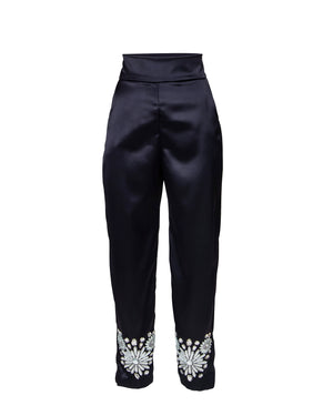 CRYSTAL FLOWER PANTS