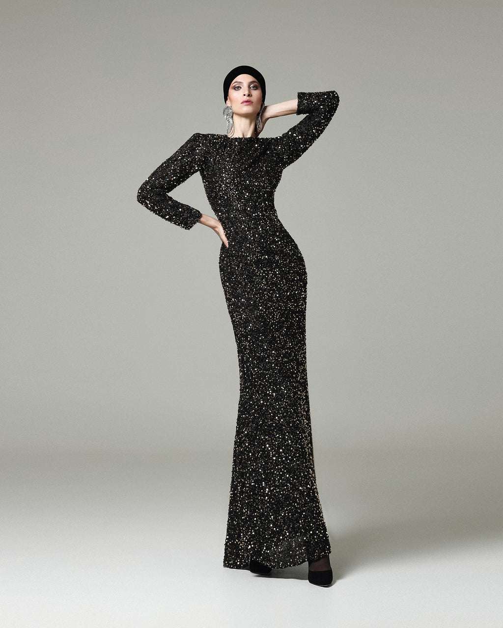 GOLDEN DISCO BALL DRESS