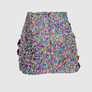 Rainbow Flower Skirt